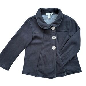 Neon Buddha black three button jacket size L